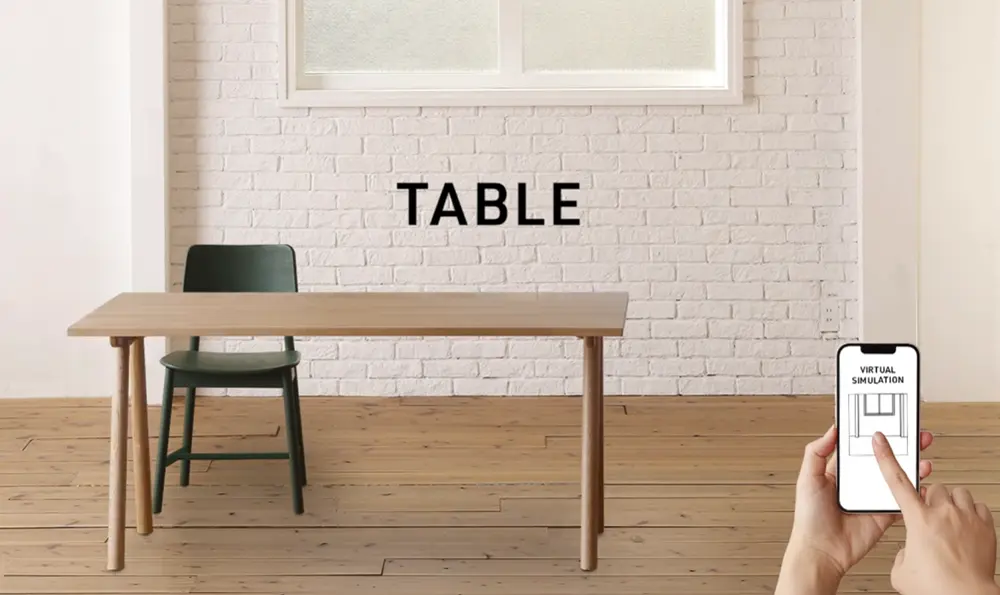 3D ROOM」機能では、豊富なお部屋テンプレートの中から好みの空間を選び、ENENの家具を配置しながら理想のインテリアをシミュレーションできます。